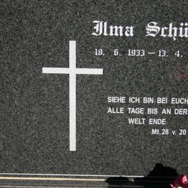 SCHÜLER Ilma 1933-2001