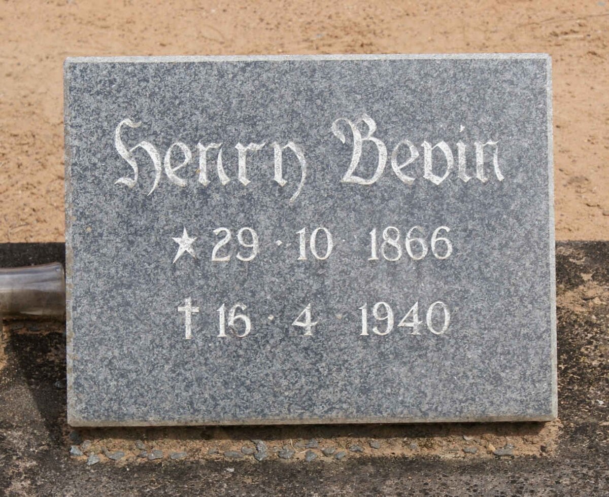 BEVIN Henry 1866-1940