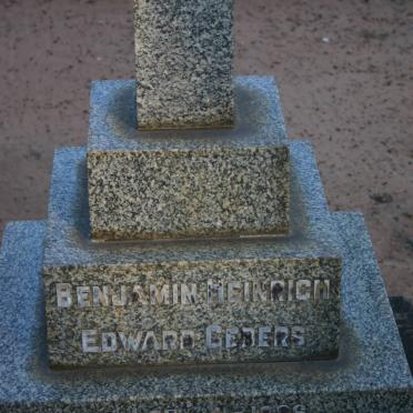 GEBERS Benjamin Heinrich Edward 1886-1943