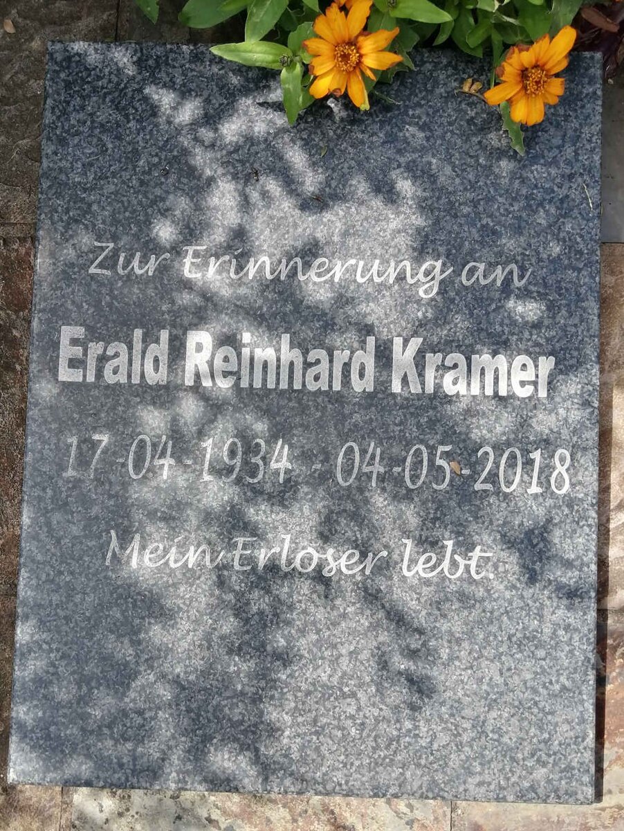 KRAMER Erald Reinhard 1934-2018