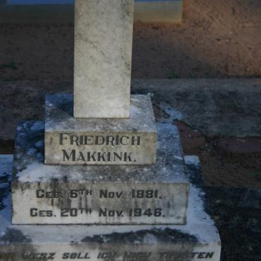 MAKKINK Friedrich 1881-1946
