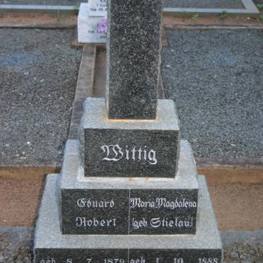WITTIG Eduard Robert 1879-1958 &amp; Maria Magdalena STIELAU 1888-1953