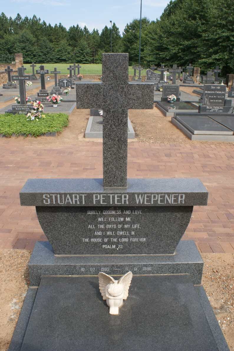 WEPENER Stuart Peter 1983-1986