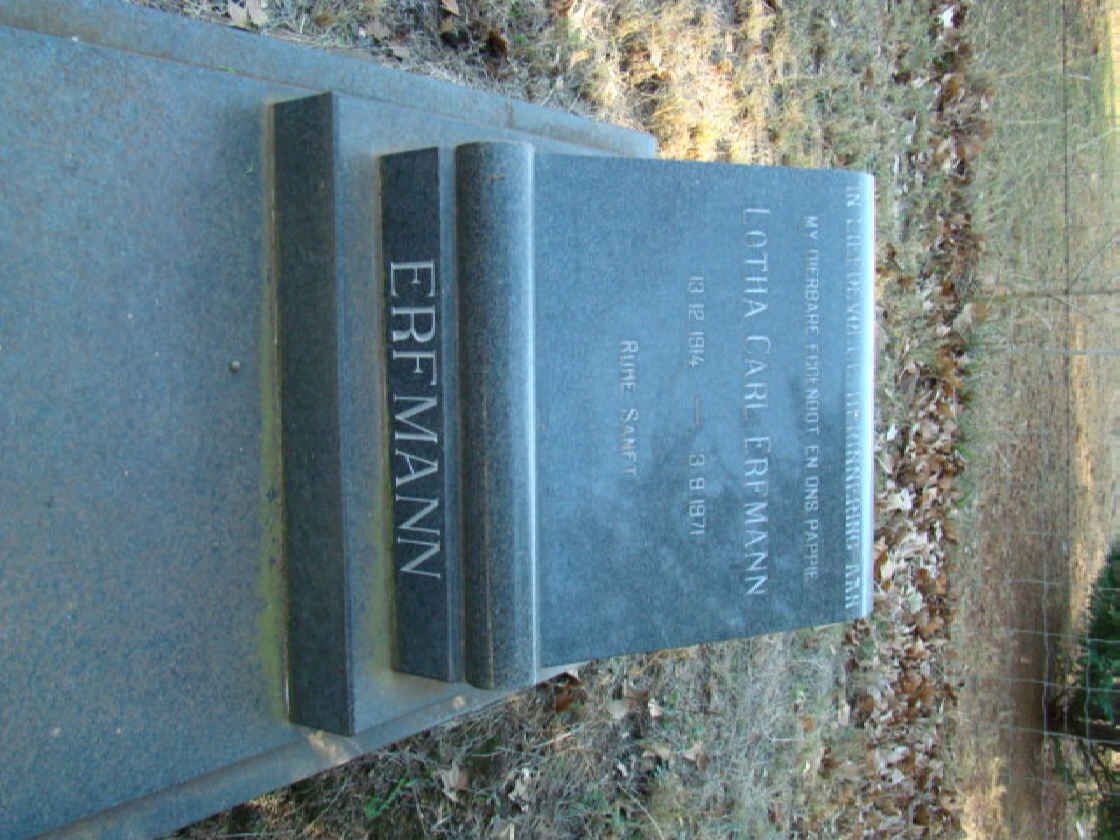 ERFMANN Lotha Carl 1914-1971