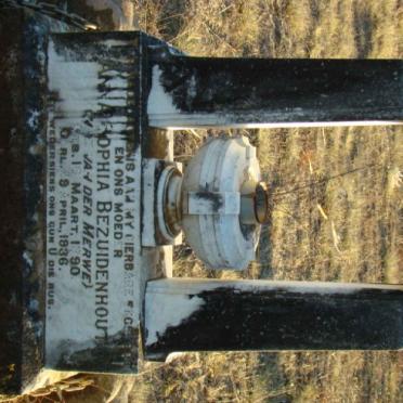 BEZUIDENHOUT Anna Sophia nee VAN DER MERWE 1890-1936