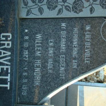 GRAVETT Willem Hendrik 1927-1979