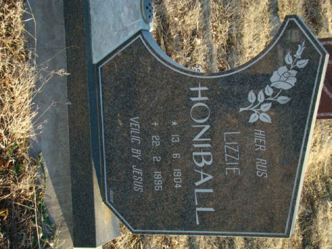 HONIBALL Lizzie 1904-1995