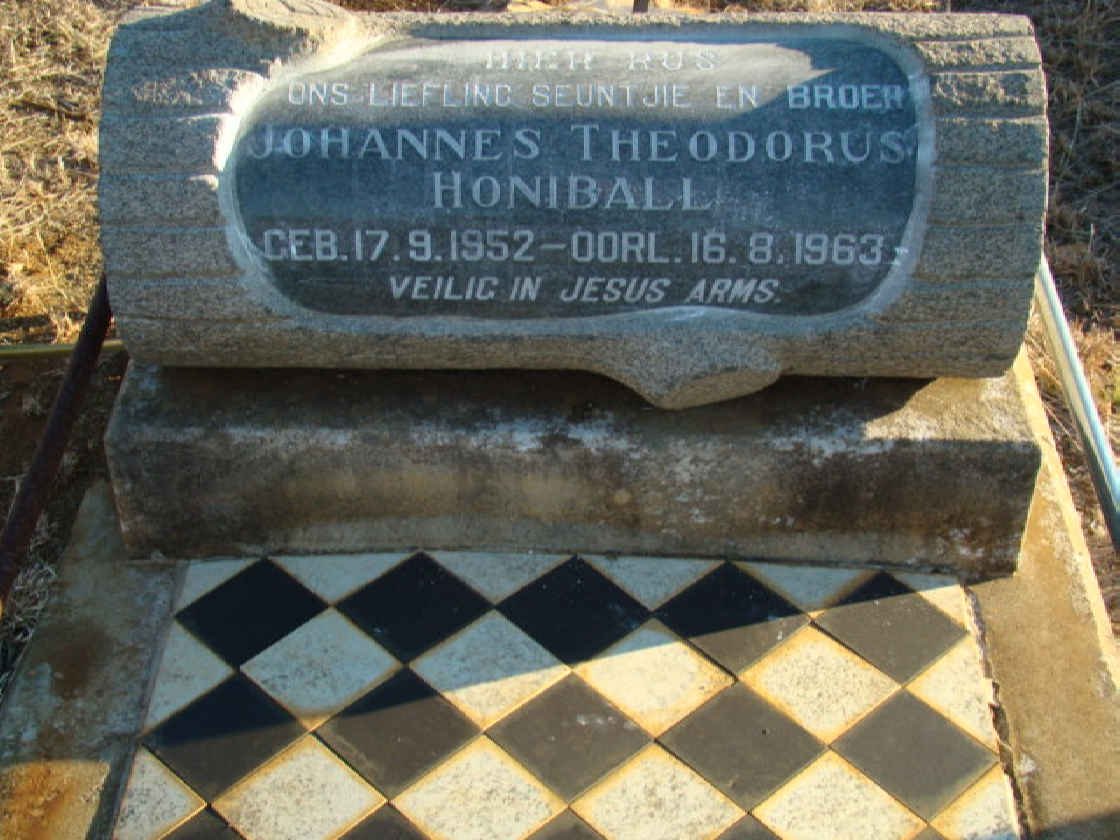 HONIBALL Johannes Theodorus 1952-1963