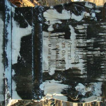 KRAUSE Arthur Johannes 1910-1931