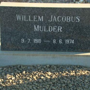 MULDER Willem Jacobus 1918-1974