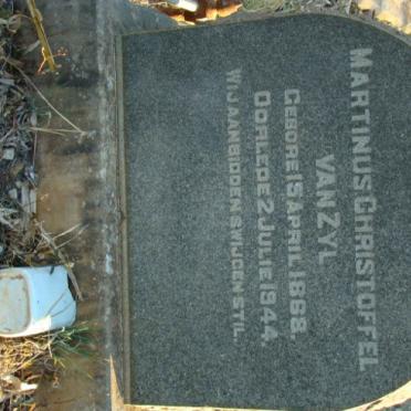 ZYL Martinus Christoffel, van 1868-1944