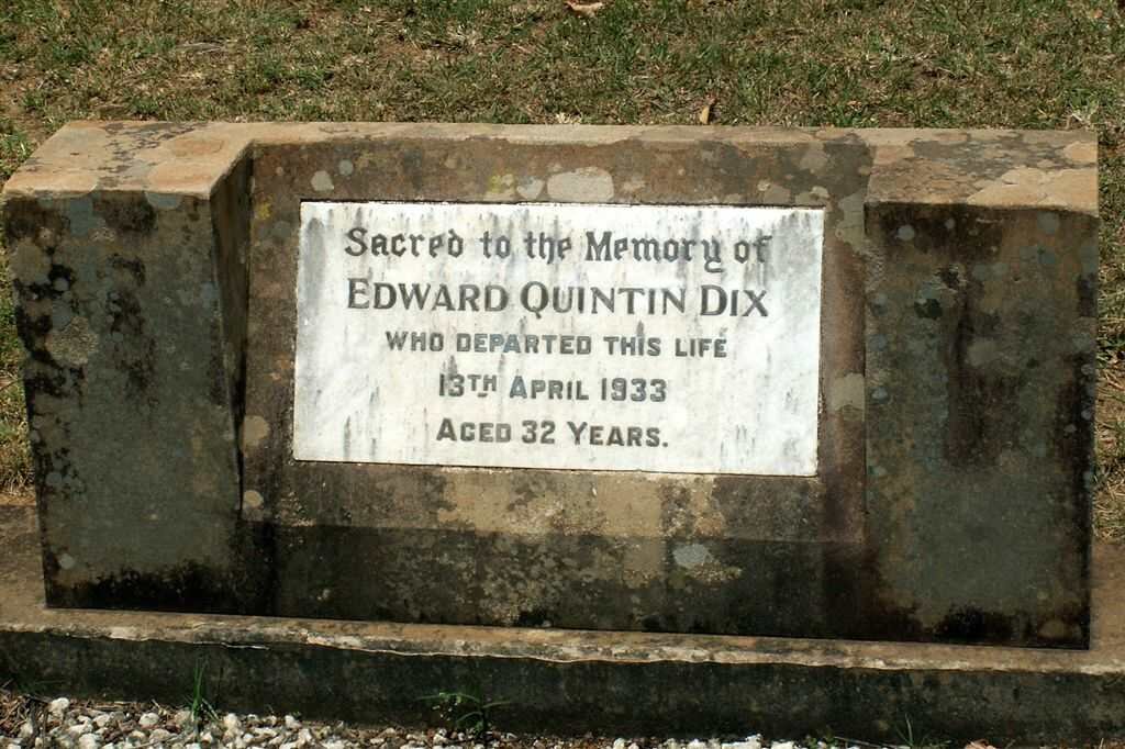 DIX Edward Quintin -1933