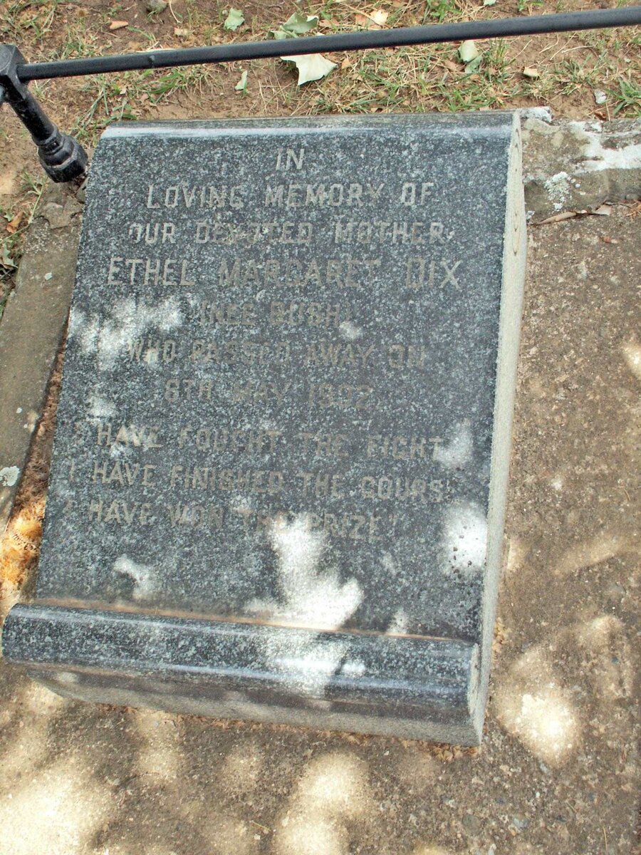 DIX Ethel Margaret -1892