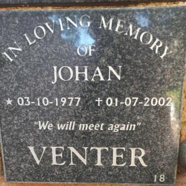 VENTER Johan 1977-2002