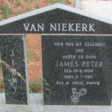 NIEKERK James Peter, van 1934-1999