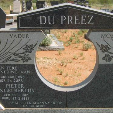 PREEZ Pieter Engelbertus, du 1917-1987