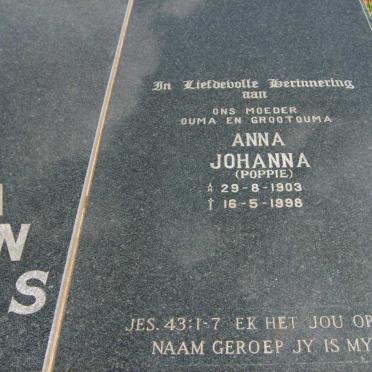 KLEYNHANS Anna Johanna 1903-1998