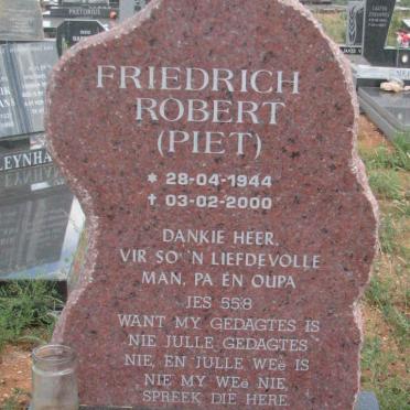 DEVENTER Friedrich Robert, van 1944-2000