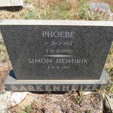 BARKENHUIZEN Simon Hendrik 1917- & Phoebe 1912-1993