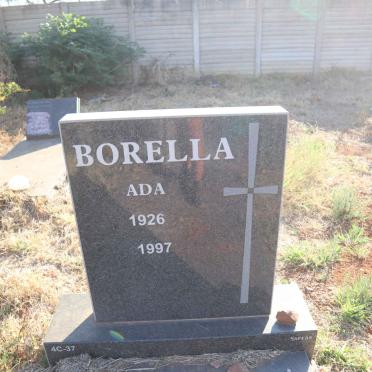 BORELLA  Ada 1926-1997