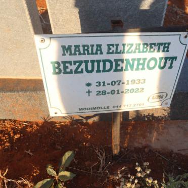 BEZUIDENHOUT Maria Elizabeth 1933-2022