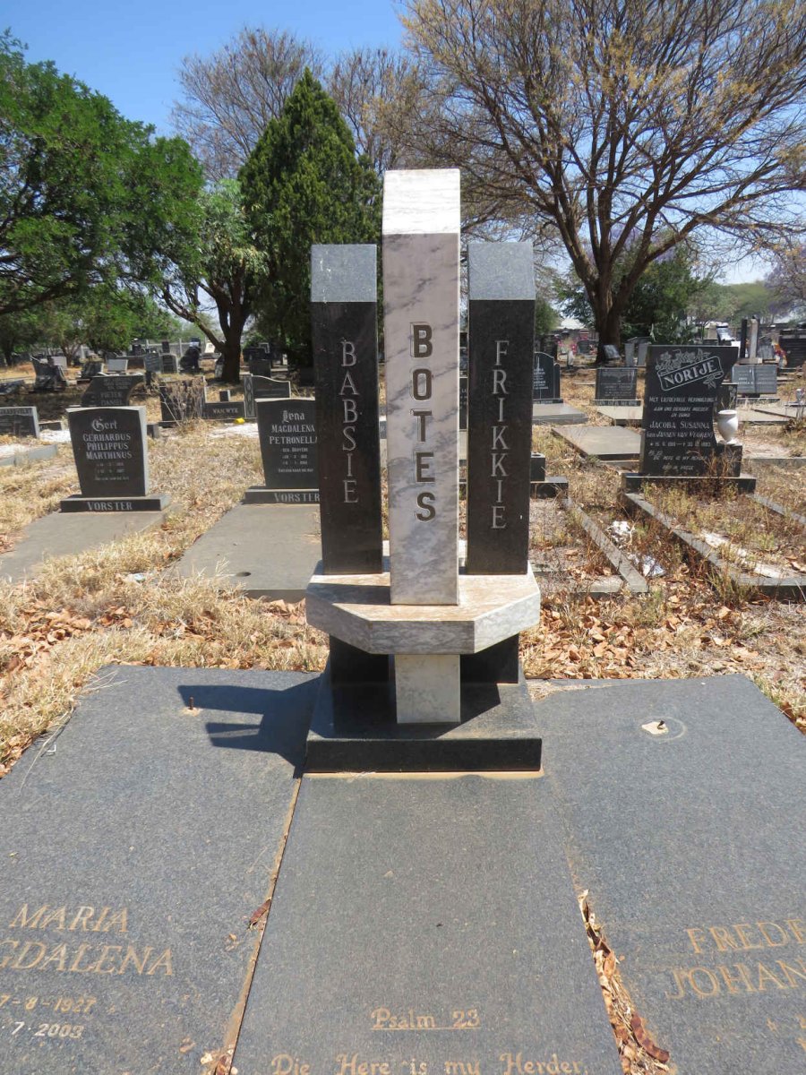 BOTES Frederik Johannes J. 1921-1984 & Maria Magdalena 1927-2003 _1