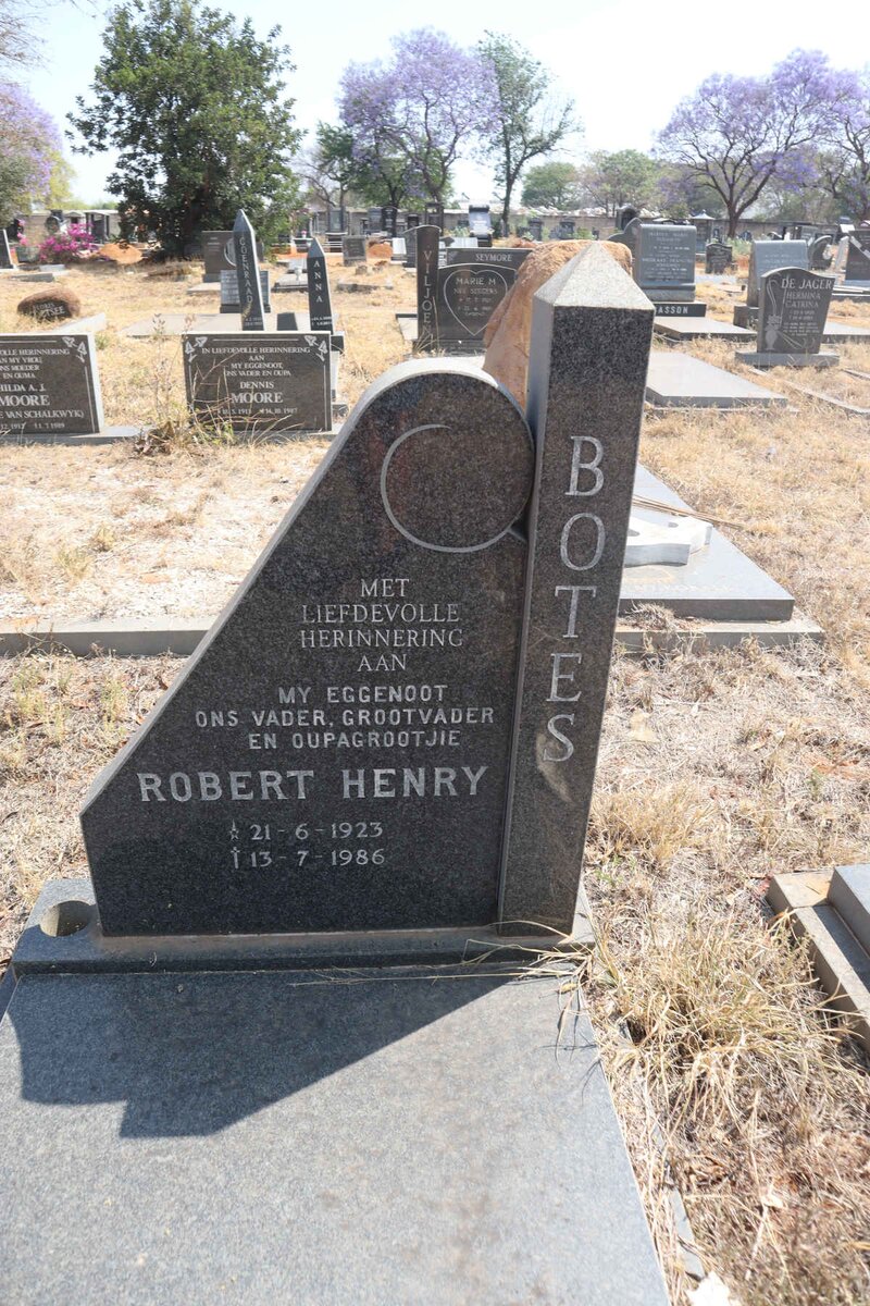 BOTES Robert Henry 1923-1986
