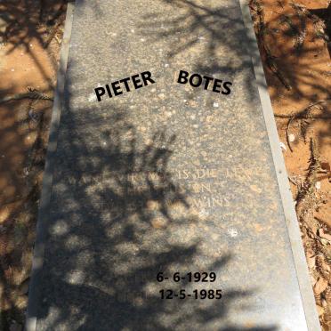 BOTES Pieter 1929-1985