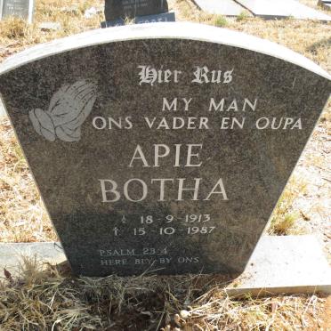 BOTHA Apie 1913-1987