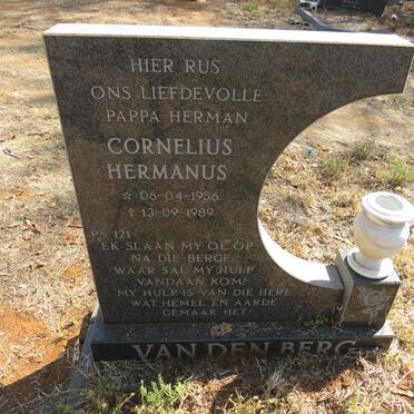 BERG Cornelius Hermanus, van den 1956-1989
