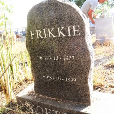 COETZEE Frikkie 1927-1999