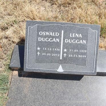 DUGGAN Oswald 1936-2012 & 1939-2019