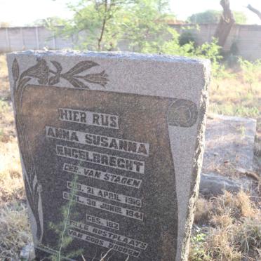 ENGELBRECHT Anna Susanna nee VAN STADEN 1916-1941