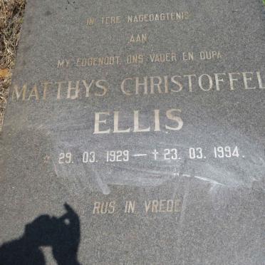 ELLIS Matthys Christoffel 1929-1994