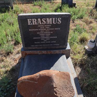 ERASMUS Daniel Jacobus 1918-2002 & Magdalena Getruida BLIGNAUT / BOSCH 1922-2017 :: ERASMUS Gerrit Andre 1950-1954 :: ERASMUS Johannes Gerhardus Strijdom 1958-1959