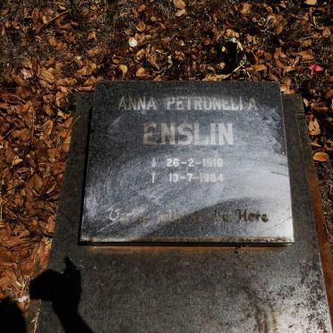 ENSLIN Anna Petronella 1916-1984