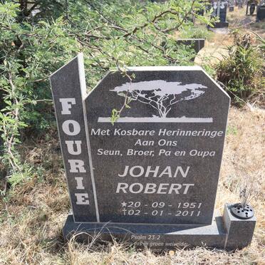 FOURIE Johan Robert 1951-2011