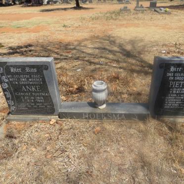HOEKSMA Pieter 1914-2001 & Anke POSTMA 1918-1992