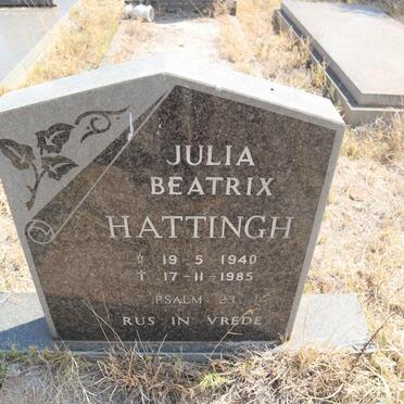 HATTINGH Julia Beatrix 1940-1985