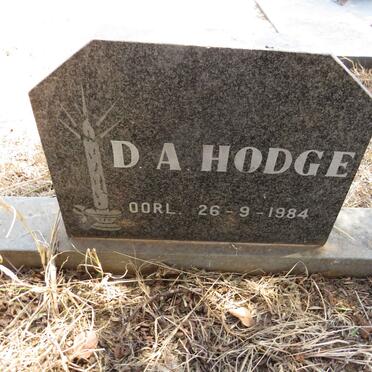 HODGE D.A. -1984