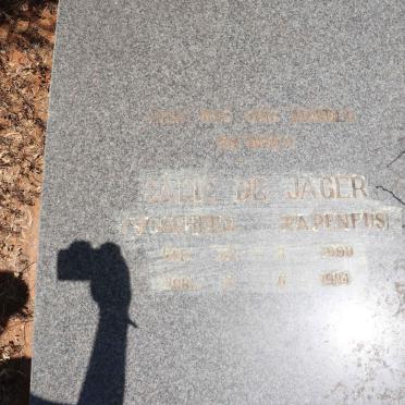 JAGER Sarie, de nee PAPENFUS 1899-1994