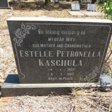 KASCHULA Estelle Petronella 1925-1984