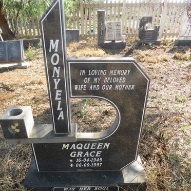MONYELA Maqueen Grace 1945-1997