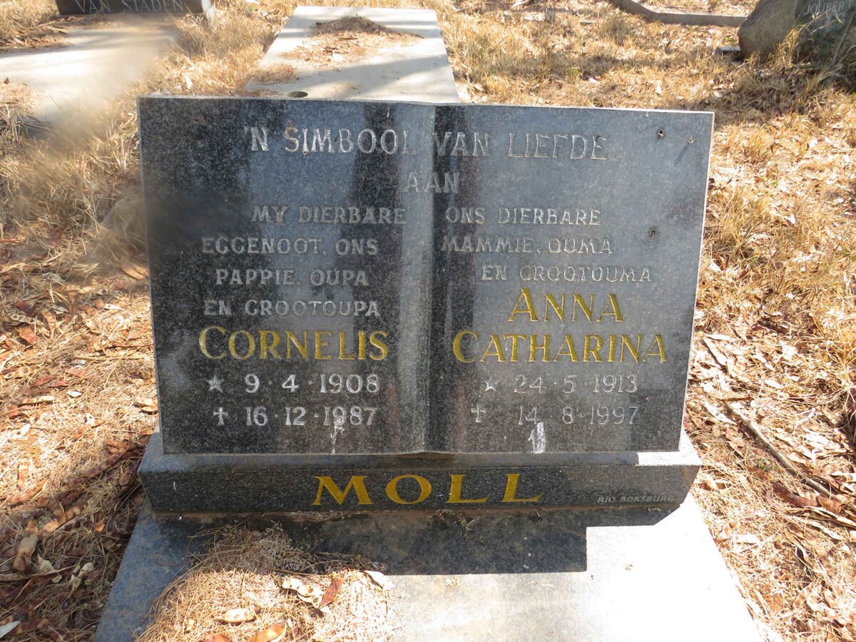 MOLL Cornelis 1908-1987 & Anna Catharina 1913-1997