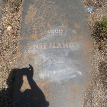 NIEMANDT Louis 1971-1993