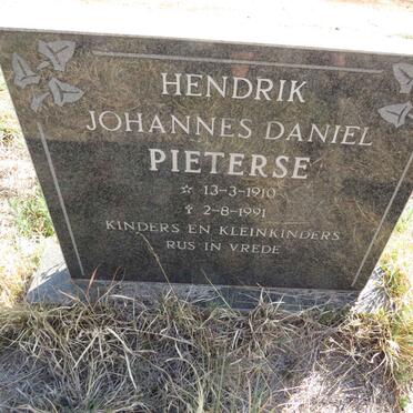 PIETERSE Hendrik Johannes Daniel 1910-1991