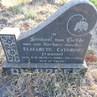 PREEZ Elizabeth Cathrine, du nee TROMP 1875-1959