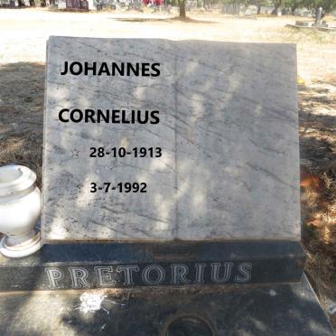PRETORIUS Johannes Cornelius 1913-1992