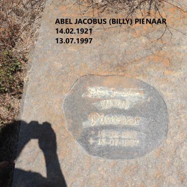 PIENAAR Abel Jacobus 1921-1997