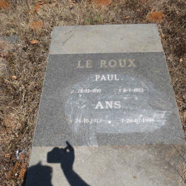 ROUX Paul, le 1910-1993 & Ans 1917-1998